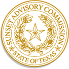 State of Texas Sunset Advisory Commission Seal